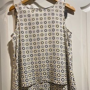 White House Black Market Silk Blouse  Size S